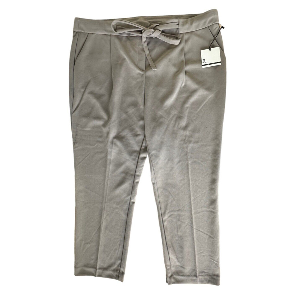 Jules & Leopold Women's Dress Pants Front Tie Size XXL Beige